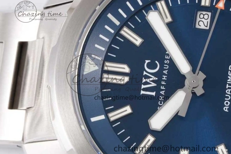 MIROTIME 0203 Versatile Aquatimer SS IW3290 V6SF 1:1 Best Edition Blue Dial on SS Bracelet A 7031